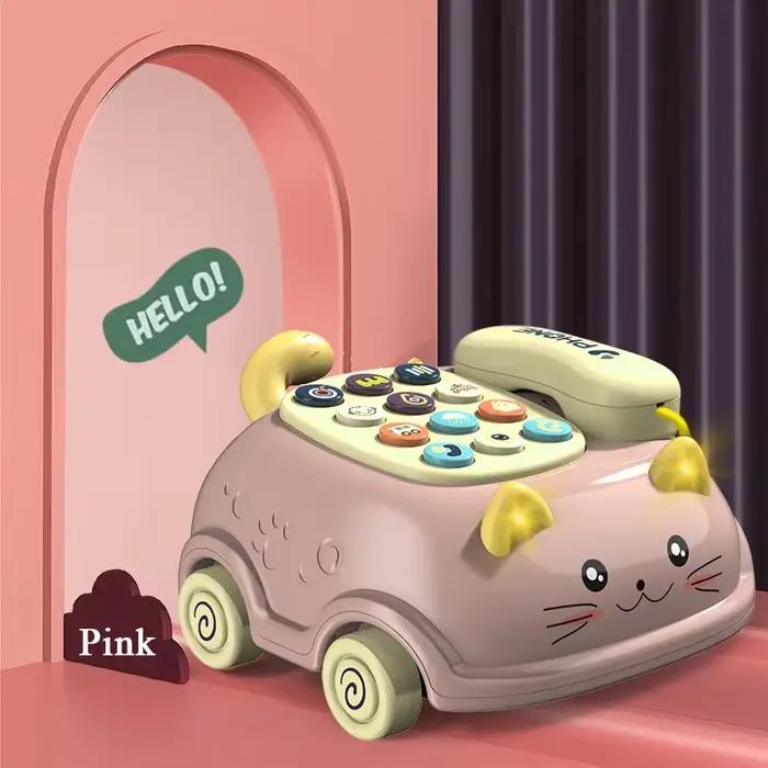 Jouets de téléphone Musical 3 en 1 pour bébé, jouet d'apprentissage interactif pour tout-petits avec