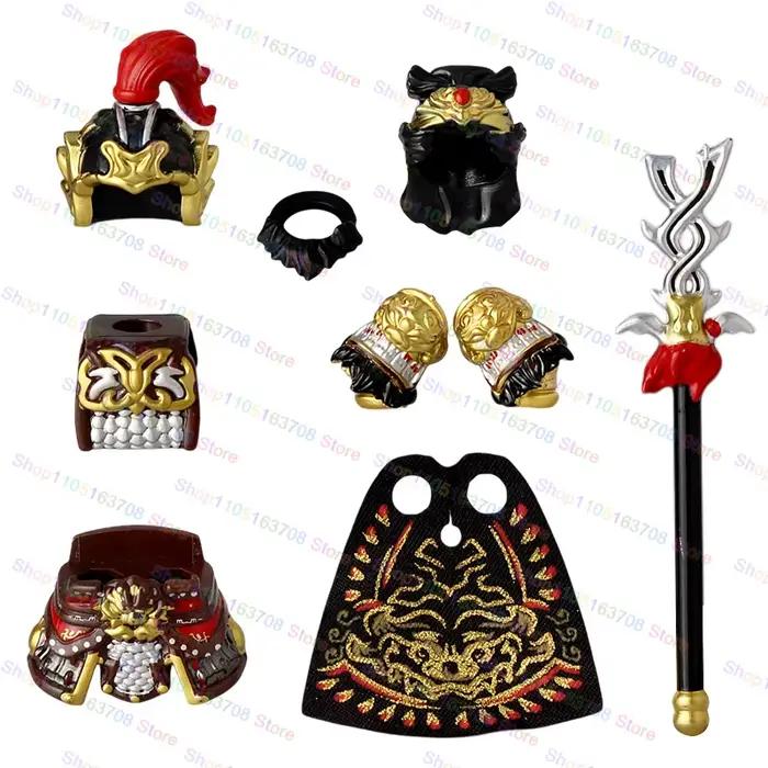 Chaud trois royaumes soldats anciens héros Cao Cao Sun Quan Huang Zhong Mini poupée figurines blocs