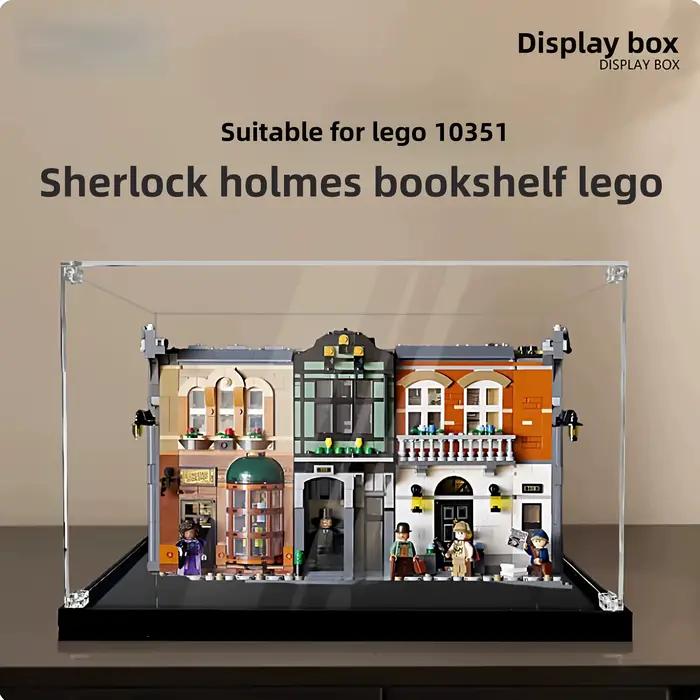 Boîte de rangement en acrylique haute définition pour modèle de blocs de construction LEGO 10351 She