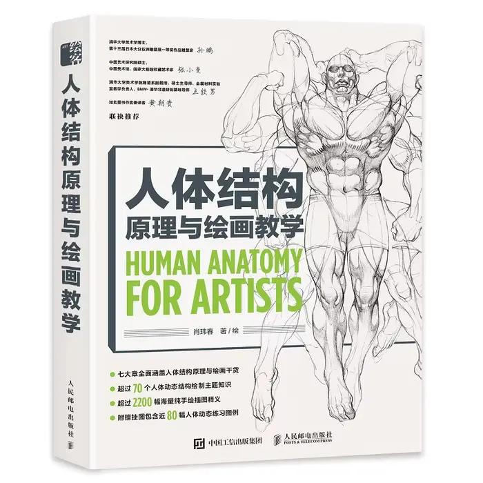 Livre d'enseignement d'anatomie humaine pour artistes, livre d'enseignement de la Structure du corps