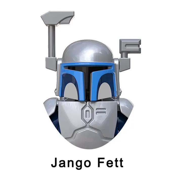 Din Djarin Boba Fett blocs de construction mandalorien Grogu bébé Yoda montre de mort Paz Vizla bo-k