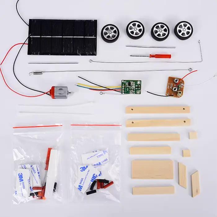 Assembler une voiture solaire, inventions créatives, capacité motrice des enfants, pensée Active, Ki