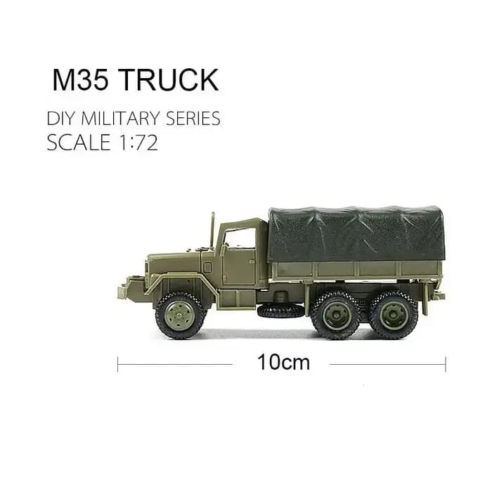 Camion soviétique M35 1:72, véhicule blindé à roues BTR 80, modèle d'assemblage sans caoutchouc, voi