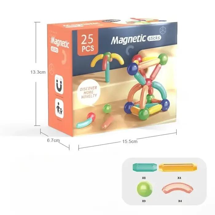 Blocs de construction magnétiques assemblés, ensemble de cubes, jouets d'éducation précoce, Puzzle d