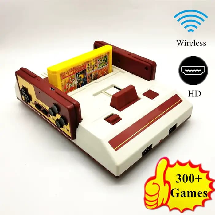 Console de jeu TV rétro HD pour jeux Nes 8 bits, prise en charge de cartouche 60 broches avec 2 mane
