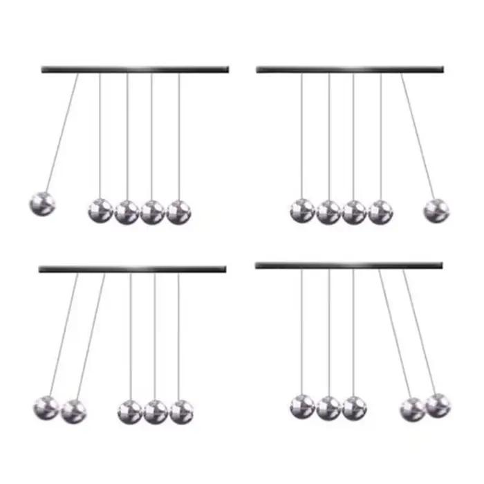 Newton Balance Pendule Ball, Fungic Science Toy, Collision Energy Conservation, Law Ball, Office Dec