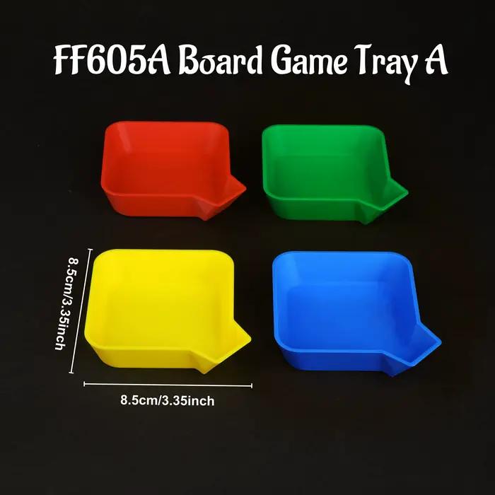 Plateau à dés pour jeux de société - Organisateur de jeux en plastique durable, accessoires pour jeu