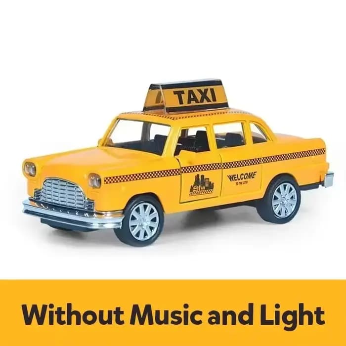 Voiture miniature rétro en alliage moulé sous pression, avec son et lumière, modèle de collection