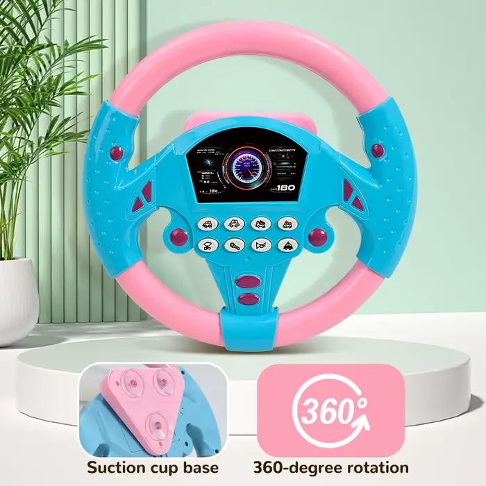 Jouet de volant électrique avec son léger, pour bébés et enfants, éducatif, Portable, simulation de