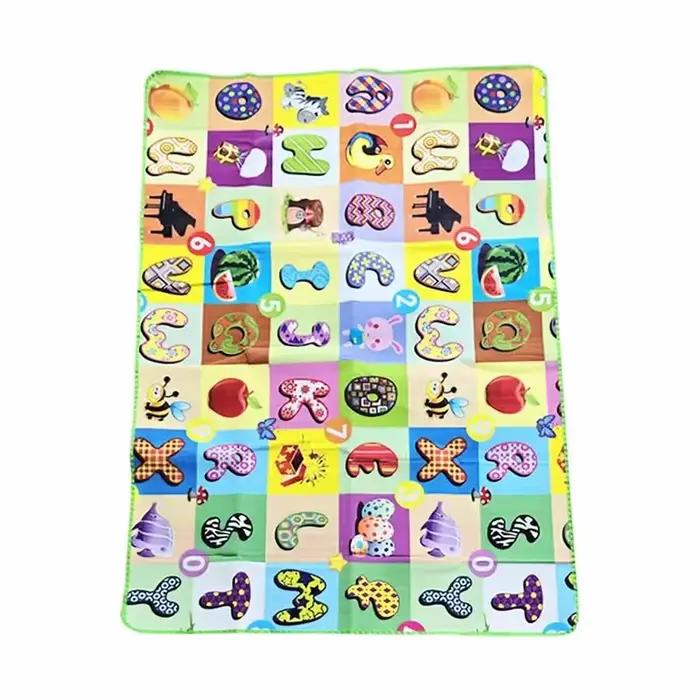 Tapis de jeu pliable pour bébé rampant, simple face, impression de dessin animé, accessoires pour bé