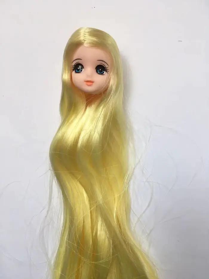 Licca – tête de poupée originale mignonne pour petite fille, tête chauve, plantation de cheveux, têt