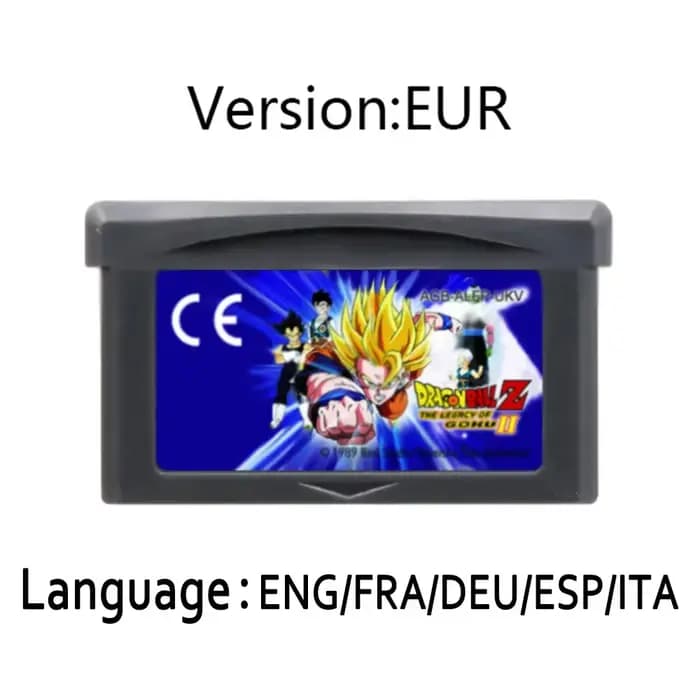 Cartouche de jeu Dragon Ball GBA, Console de jeu vidéo 32 bits, série de cartes, aventure avancée, g