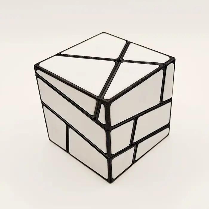 ZEPUZZLES Ghost Square-0 Cube SQ0 Cube de forme étrange, jouets de puzzle professionnels, Cubo Magic