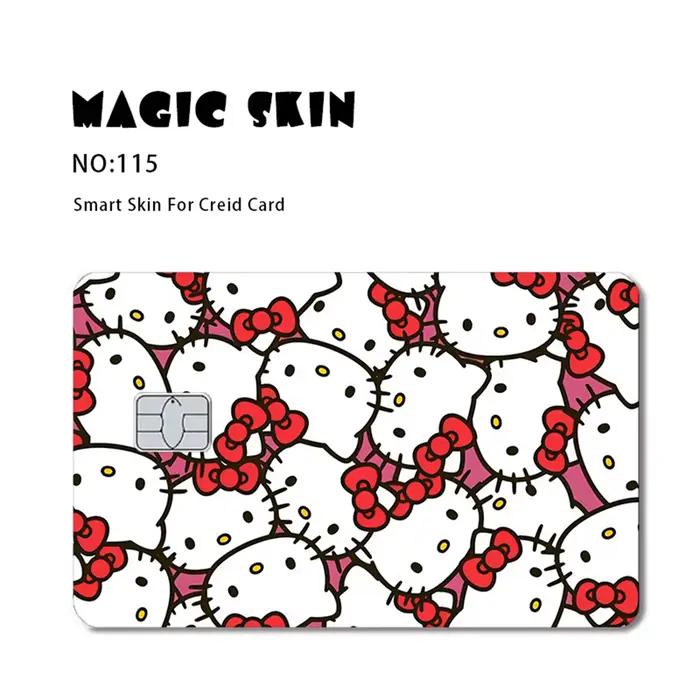 Sanurgente Hello Kitty My Melody Poker Sticker, Film Tape Skin for Credit Card Debit Card, Kt Cat, W
