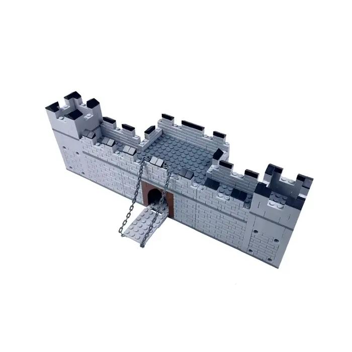 MOC City Walls blocs de construction jouets pour garçons blocs techniques compatibles armes Montesso