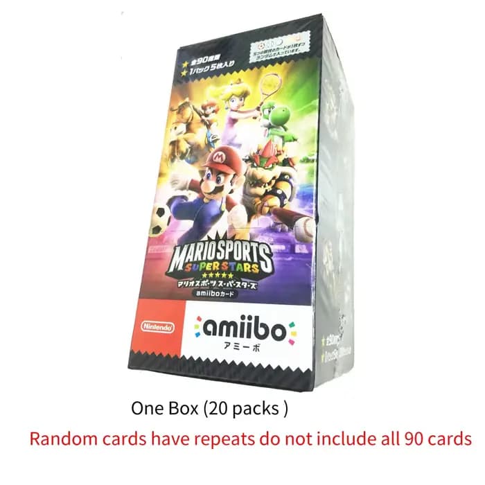 ARTSWIFT Cartes Nintendo Amiibo Mario Sport Superstar 1 BOÎTE Tous les 90 PIÈCES Version Asiatique A
