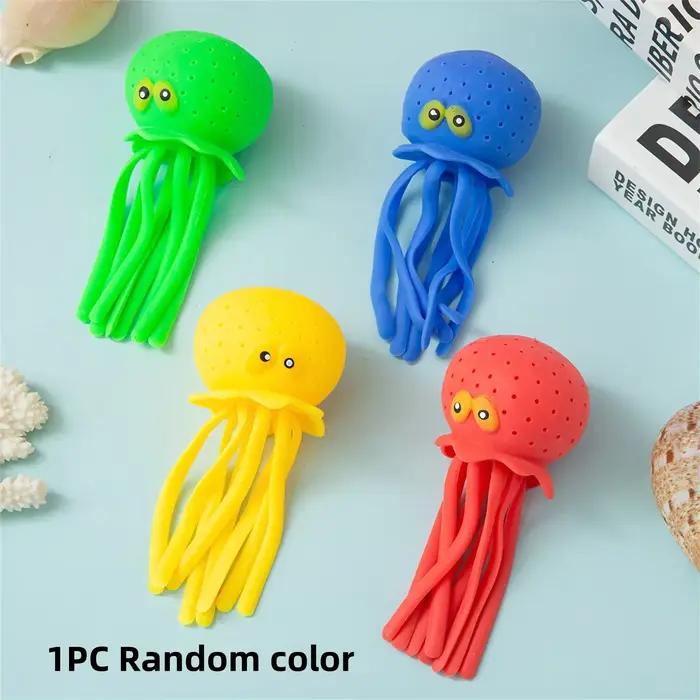 Balles d'eau poulpe sensorielles anti-stress, jouets flottants pour piscine pour enfants, balles aqu