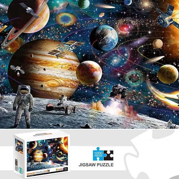 1000 pièces voyageur spatial Puzzle décor à la maison adultes jeux de Puzzle famille amusant sol Puz