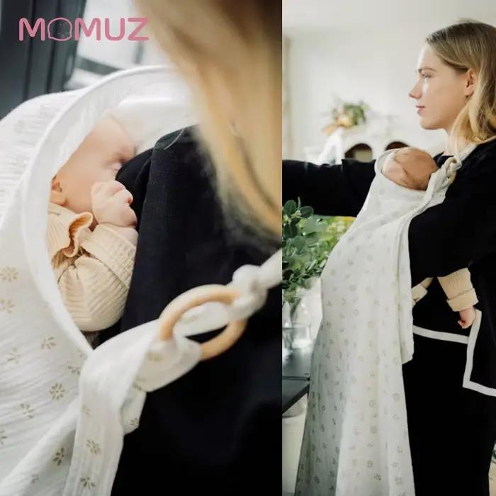 Couverture d'allaitement pour bébé, tissu d'alimentation pour bébé, couverture d'allaitement pour bé