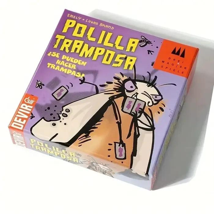 Polilla Tramposa Español jeu de cartes à jouer la traine de triche jeu de société espagnol Juego Car