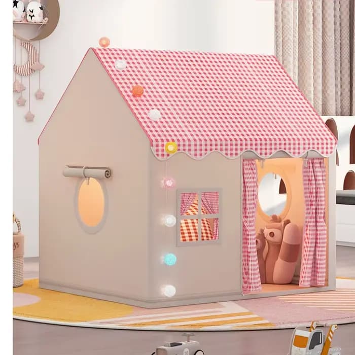 Tente de jeu intérieure pliante pour enfants, tipi de jardin, château de princesse, jouets Cubby, ma