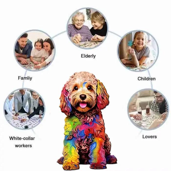 Puzzle animaux mystérieux, cadeau pour adultes et enfants, cadeau fabuleux, jeux interactifs, jouets