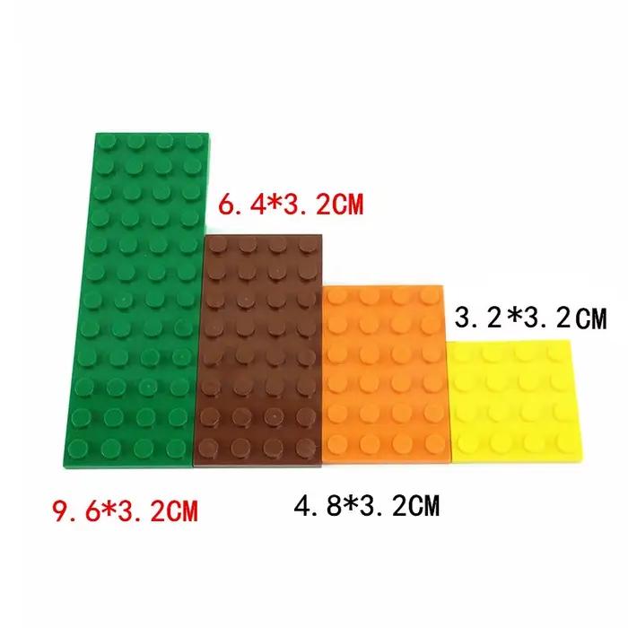 Blocs de construction pour enfants, 5 pièces, figurines fines, briques 8x16 points, 12 couleurs, tai