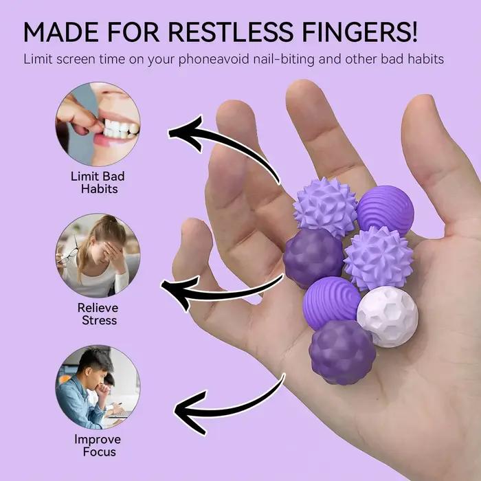 Boules sensorielles magnétiques en Silicone, jouet Fidget, balles d'inquiétude, autisme, apaisant, j