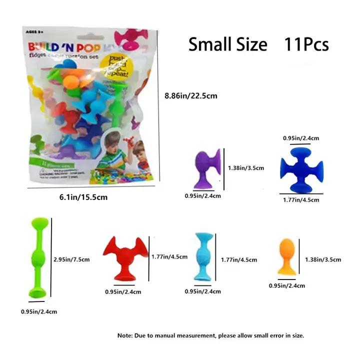 Jouet à ventouse, jeu de fléchettes à lancer souple, blocs de construction, ventouse Pop, jouet Fidg