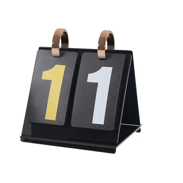 Tableau de bord numérique en acrylique, compteur de partition à rabat, tableau de notation de jeu, r
