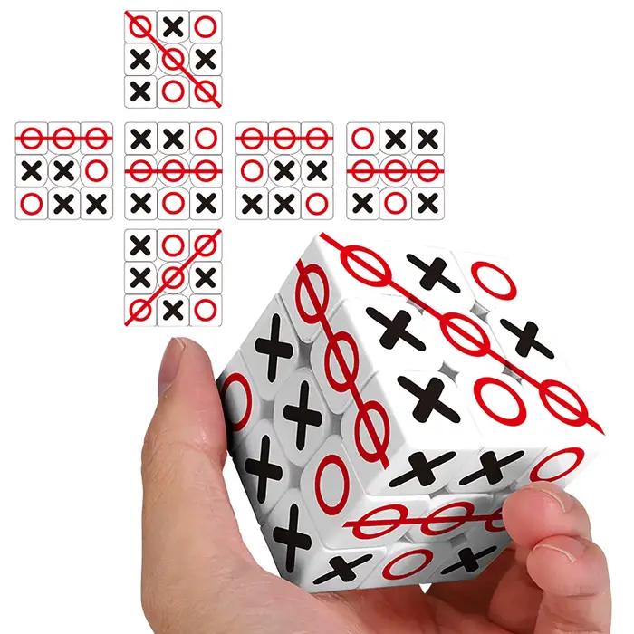 Cube magique 3x3x3 3DUV, grille nueve carrés, puzzle anti-Stress, jeu professionnel de vitesse lisse
