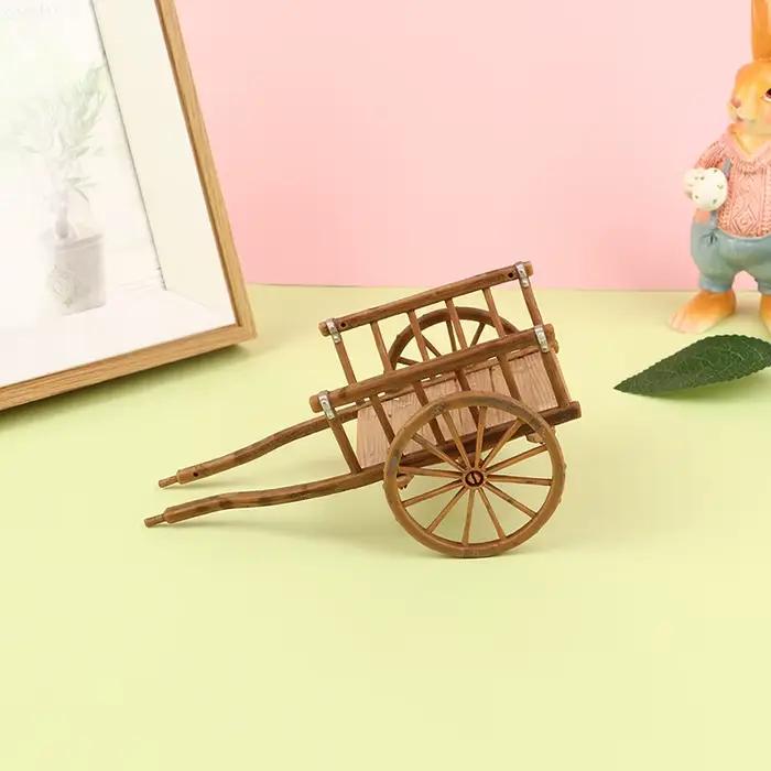 Maison de poupée Miniature, Simulation de chariot assemblé, accessoires de meubles pour maison de po
