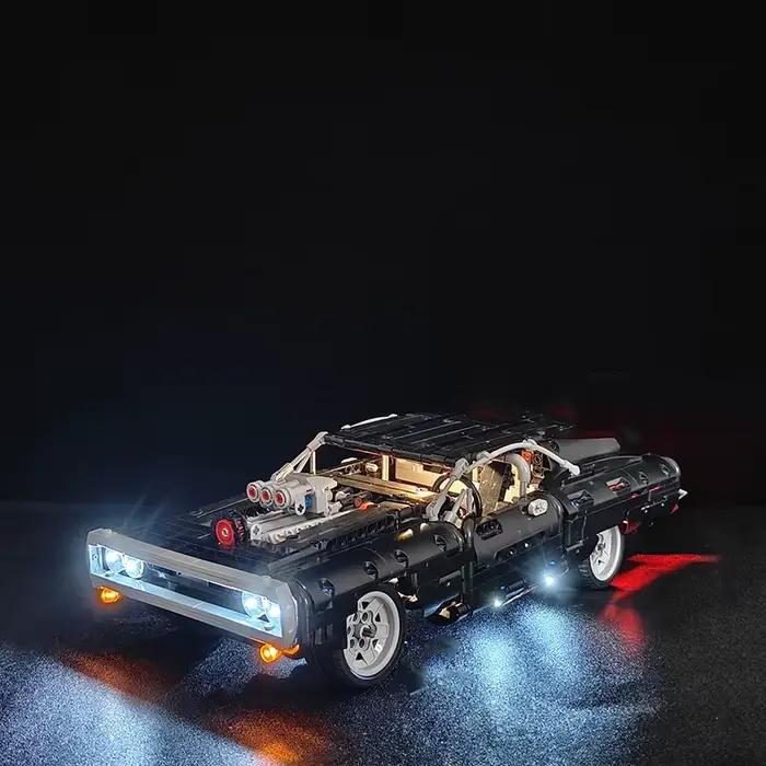 Kit d'éclairage LED bloc de construction 42111 Dodge Charger de Dom (lumière uniquement pas de modèl