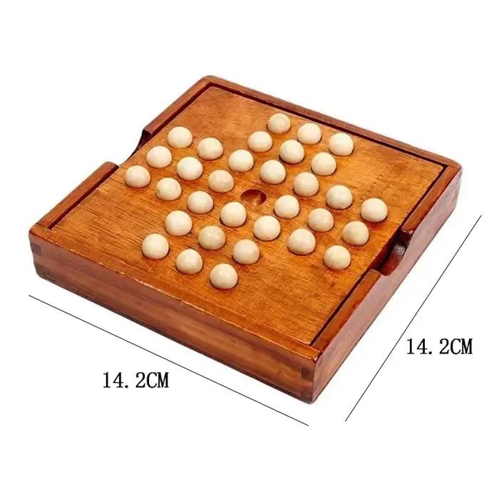Jeu de société classique européen, jeu d'échecs Noble unique, Peg Solitaire, stratégie, réflexion, j
