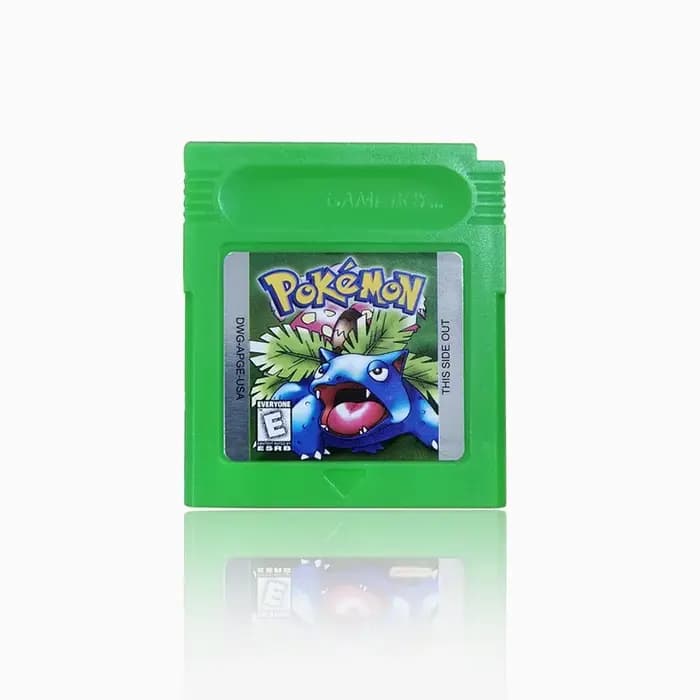 Cartouche de console de jeu vidéo Pokemon 16 bits, série de cartes de jeu GBC, bleu, cristal, doré,