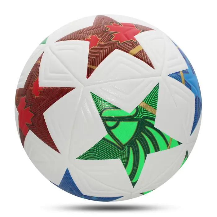 Nouveau ballon de Football taille officielle 5 matériau PU haute qualité herbe en plein air équipe Match jeu