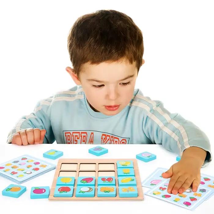 Jeu de société Puzzle en bois pour enfants