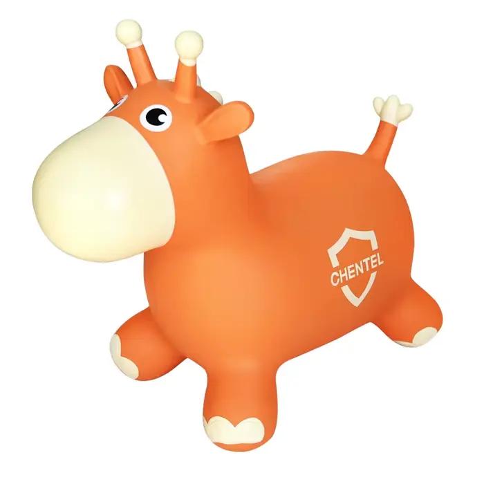 Cheval gonflable animal en PVC, sauteur souple, jouet d'équilibre pour bébé