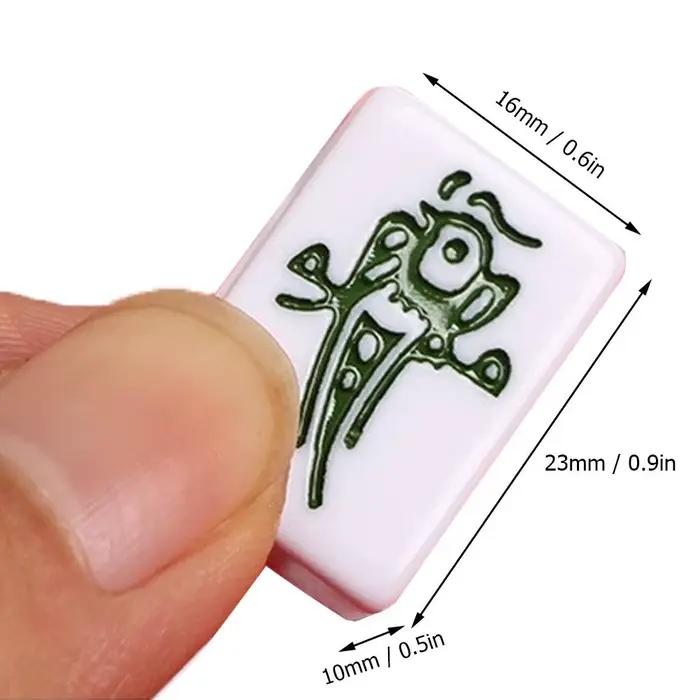 Mini jeu de Mahjong de voyage portable
