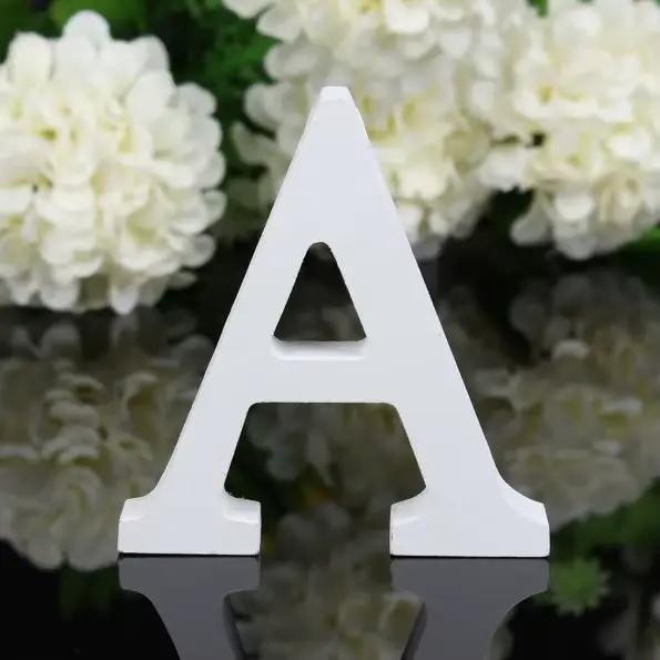 Lettre en bois personnalisée pour enfants alphabet message mariage baptême révélation du sexe anniversaire décoration occasionnelle