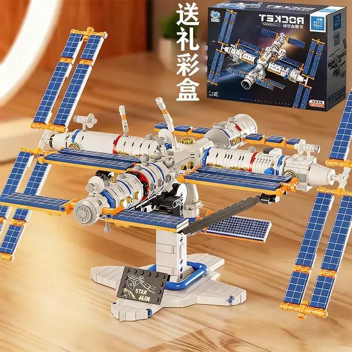 Blocs de construction de station spatiale géante