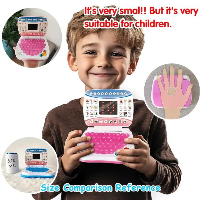 Petit jouet pour ordinateur portable d'apprentissage de l'anglais pour enfants.