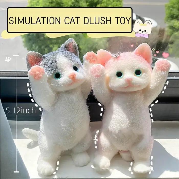 13CM mignon Taba Squishy chat moelleux collant réaliste