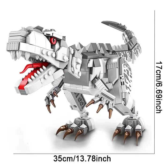 Blocs de Construction de dinosaures préhistoriques, ensemble de Construction d'animaux, modèle T Rex, jouets éducatifs, cadeau de noël pour garçons et enfants