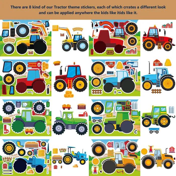Autocollants de Puzzle pour tracteur agricole