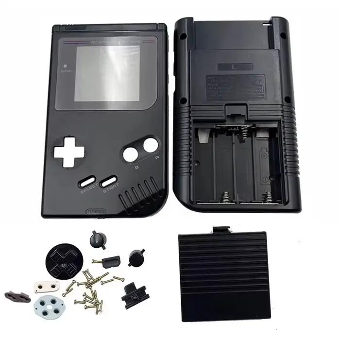 Kit de remplacement complet de la coque pour console Game Boy DMG IPS Ready Classic avec boutons et jeu de tampons conducteurs en caoutchouc