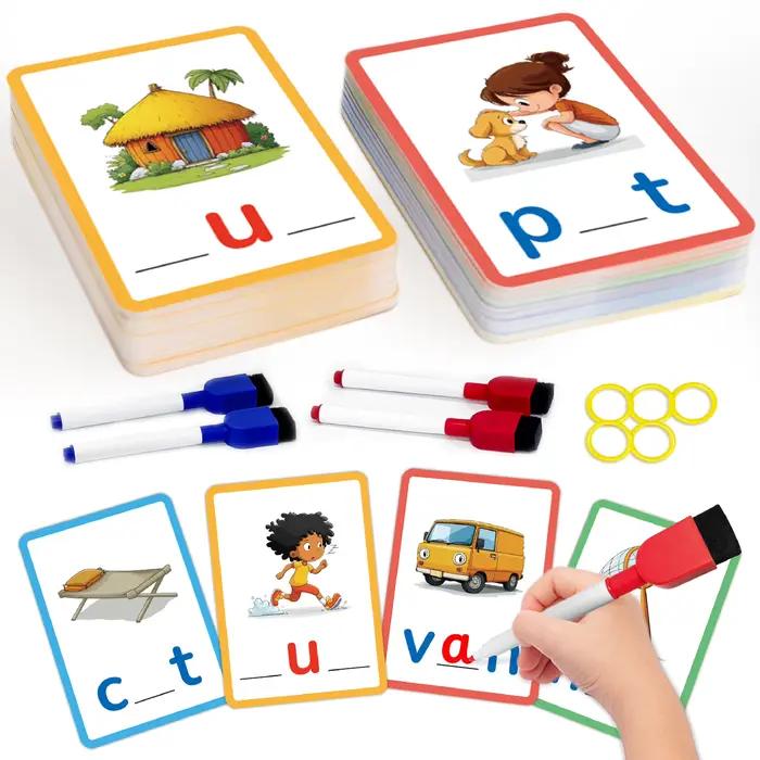 Cartes flash de mots CVC