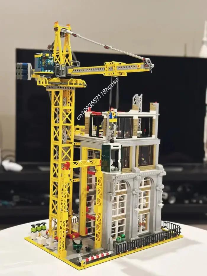 3374 pièces Modèle de chantier modulaire Street View MOC Blocs de construction DIY 910008 Briques éducatives à assembler Créatif Jouets Cadeau