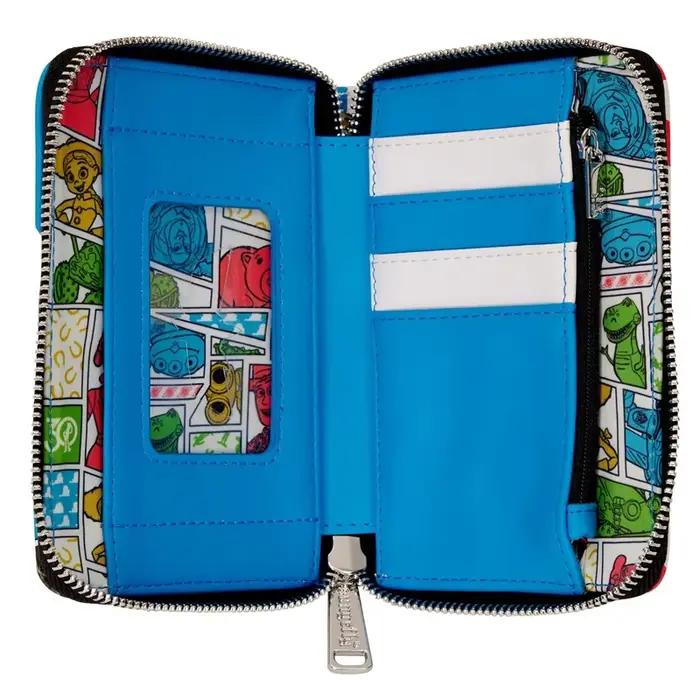 Nouveau portefeuille zippé Loungefly Pixar Toy Story 30e anniversaire Buzz Lightyear