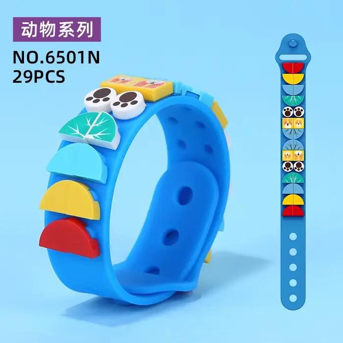 2023 nouveau bricolage DOTS Go Team! blocs de construction jouets 41900 41901 41902 41903 41911 41912 Bracelet en Silico